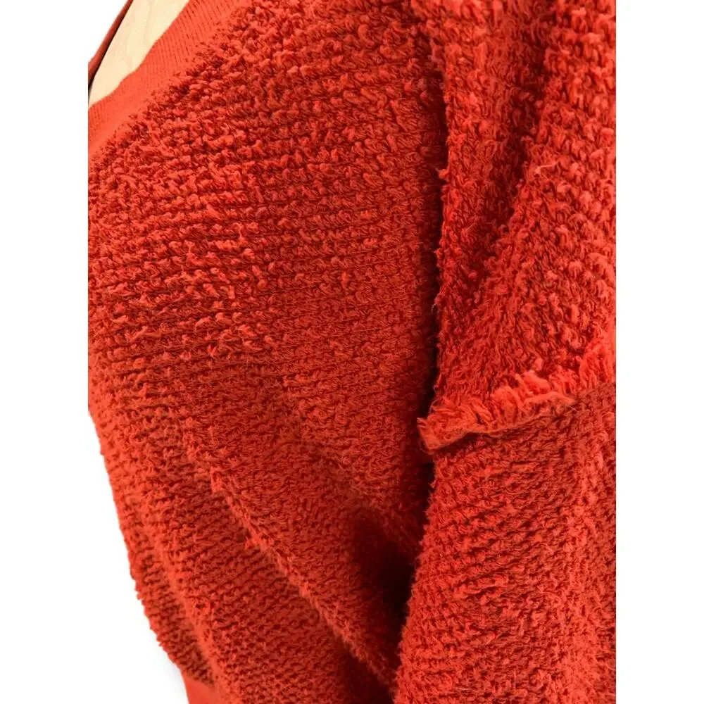 Medium t.la Anthropologie Red V-Neck Sweater Womens